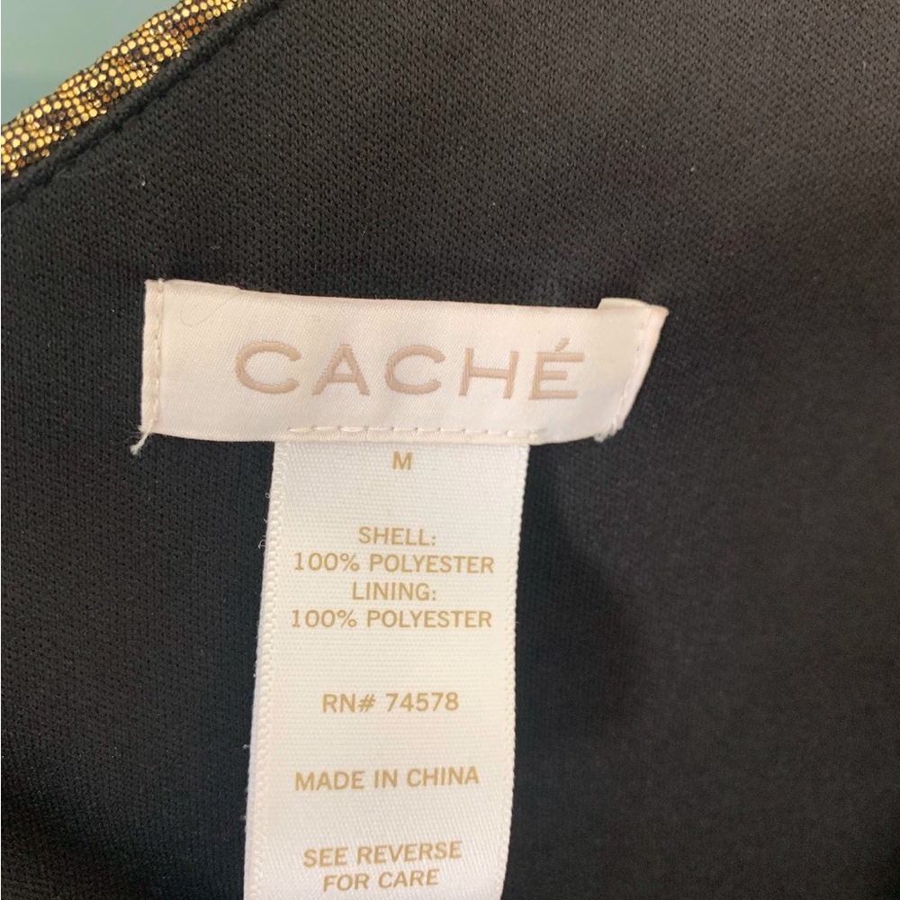 Cache Gold One-Shoulder Top - Picture 2 of 3